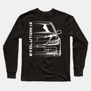 Lancer Evolution IX Silhouette Long Sleeve T-Shirt